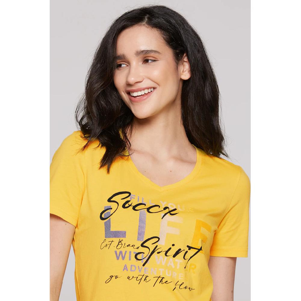 SOCCX V-Shirt Aus Baumwolle