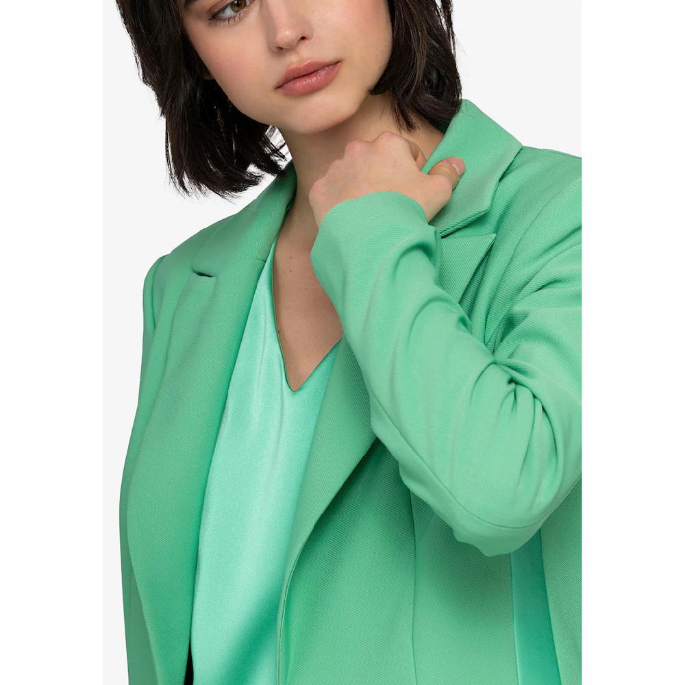 Sportalm Kitzbühel Longblazer Mit Ziertaschen Aus Satin