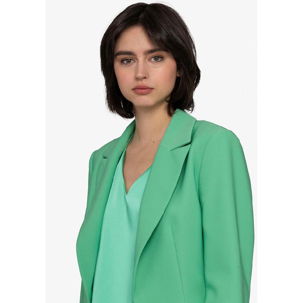 Sportalm Kitzbühel Longblazer Mit Ziertaschen Aus Satin