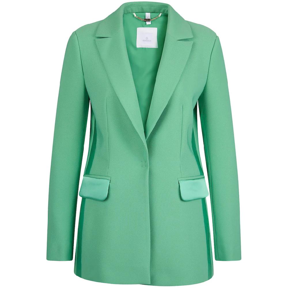 Sportalm Kitzbühel Longblazer mit Ziertaschen aus Satin