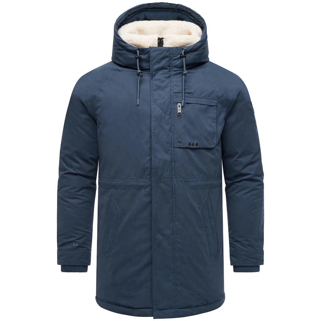 Stone Harbour Kurzmantel »Navroos XX« Kurzer Herren Wintermantel Mit Abnehmbarem Kragen ▷ Kaufen
