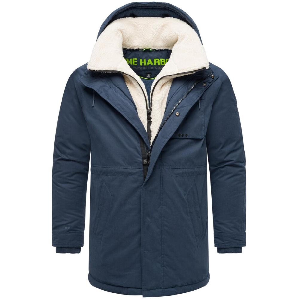 Stone Harbour Kurzmantel »Navroos XX« Kurzer Herren Wintermantel mit abnehmbarem Kragen ▷ kaufen