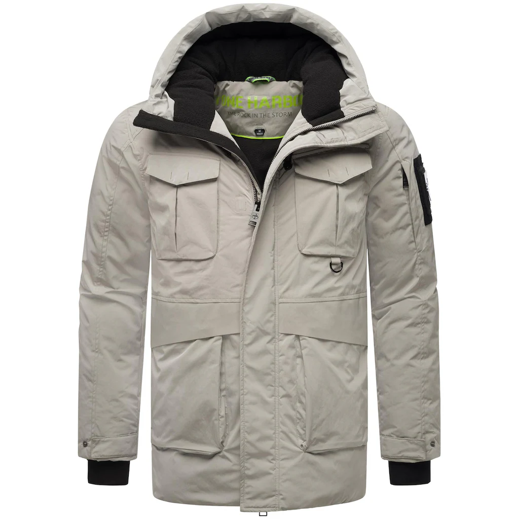 Stone Harbour Winterjacke »Edriik XX« mit Kapuze Warm gefütterte kurze Herren Jacke für den Winter ▷ bestellen