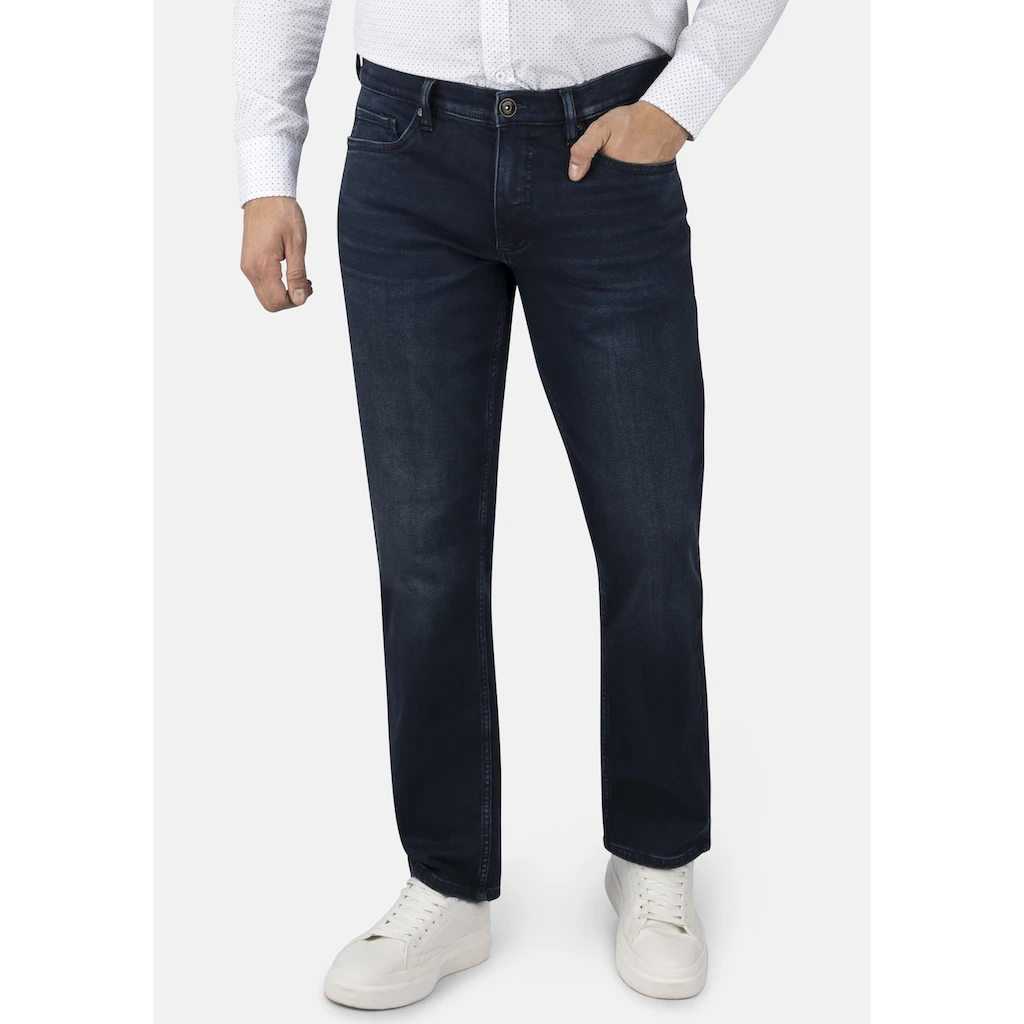 Stooker Men 5-Pocket-Jeans »Frisco Thermo Straight Fit« Straight Fit Casual Clean Wash Denim Thermo Effekt für Herren ▷ bestellen