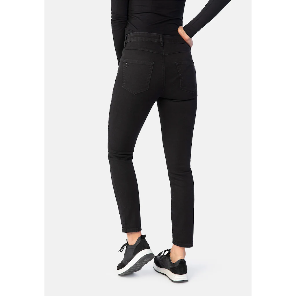 STOOKER WOMEN 5-Pocket-Jeans »Florenz Denim Slim Fit« Slim Fit Casual Clean Wash Denim Jeans Für Damen