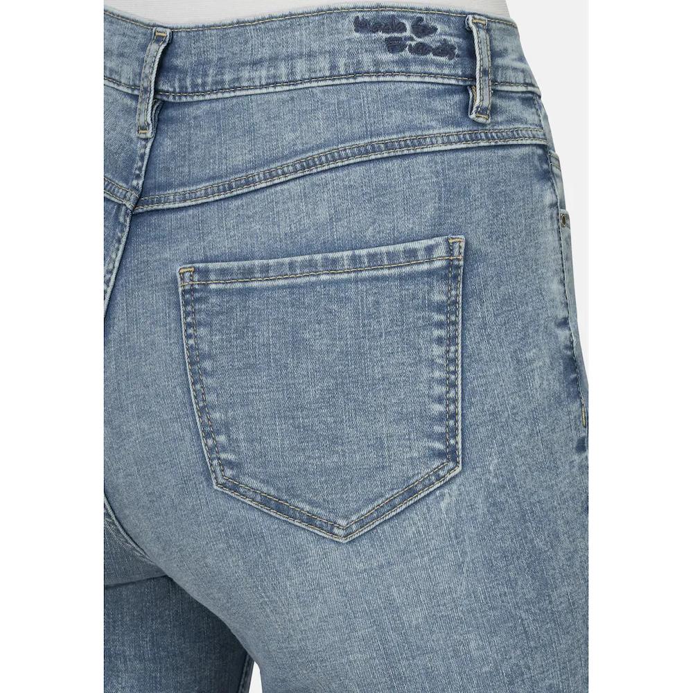 STOOKER WOMEN 5-Pocket-Jeans »Nizza Fashion Tapered Fit« Tapered Fit Casual Clean Wash Denim Jeans Für Damen