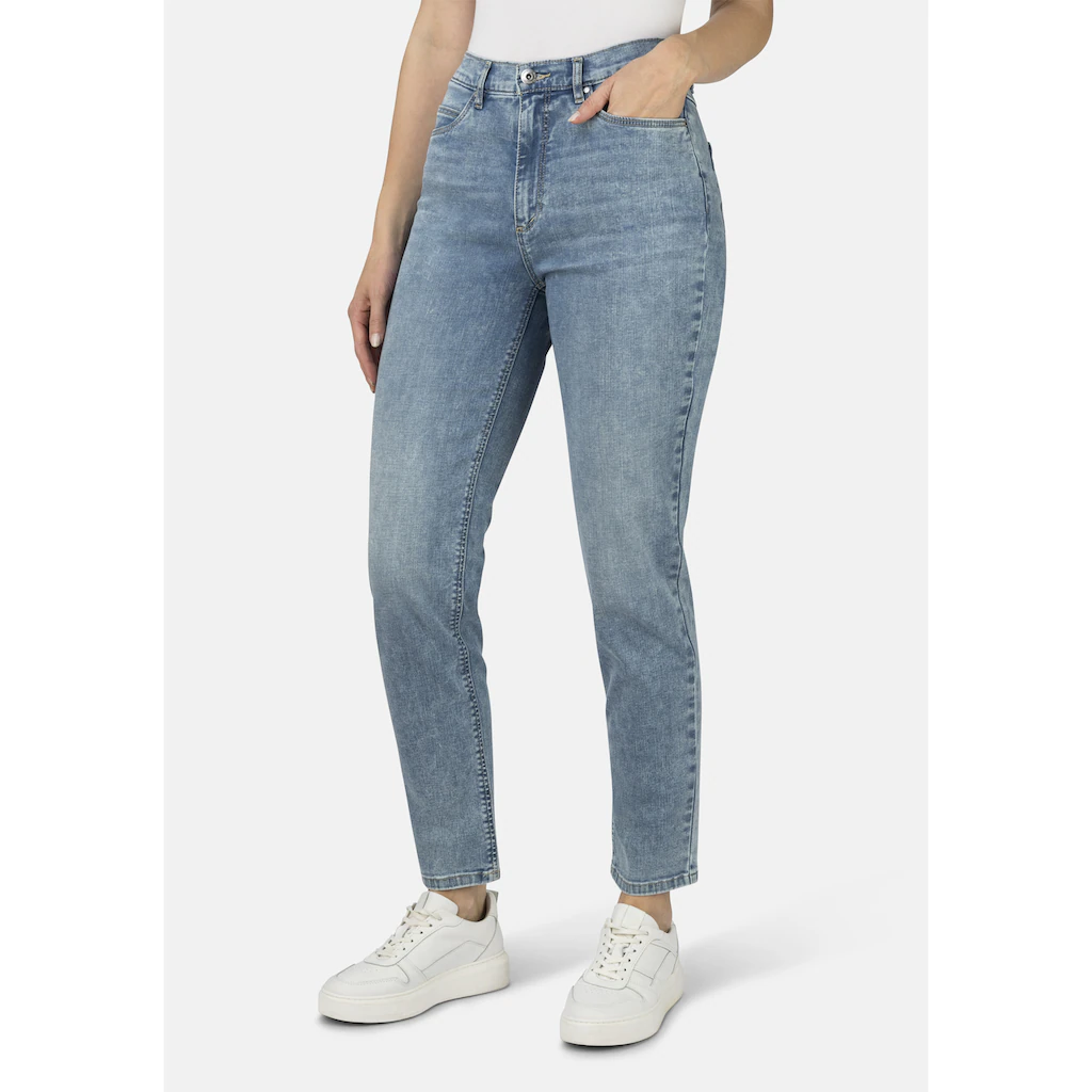 STOOKER WOMEN 5-Pocket-Jeans »Nizza Fashion Tapered Fit« Tapered Fit Casual Clean Wash Denim Jeans für Damen