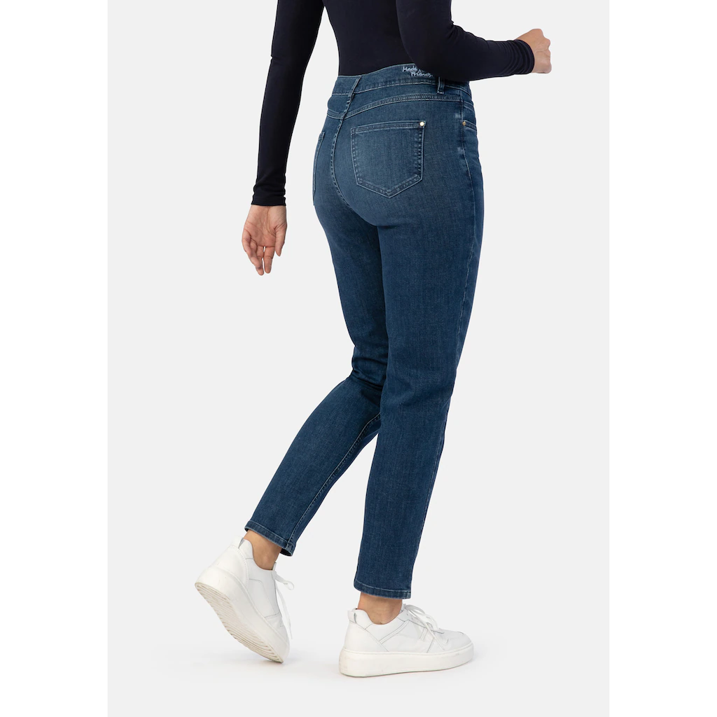STOOKER WOMEN 5-Pocket-Jeans »Nizza Flexxi Move Tapered Fit« Tapered Fit Casual Clean Wash Denim Jeans Für Damen