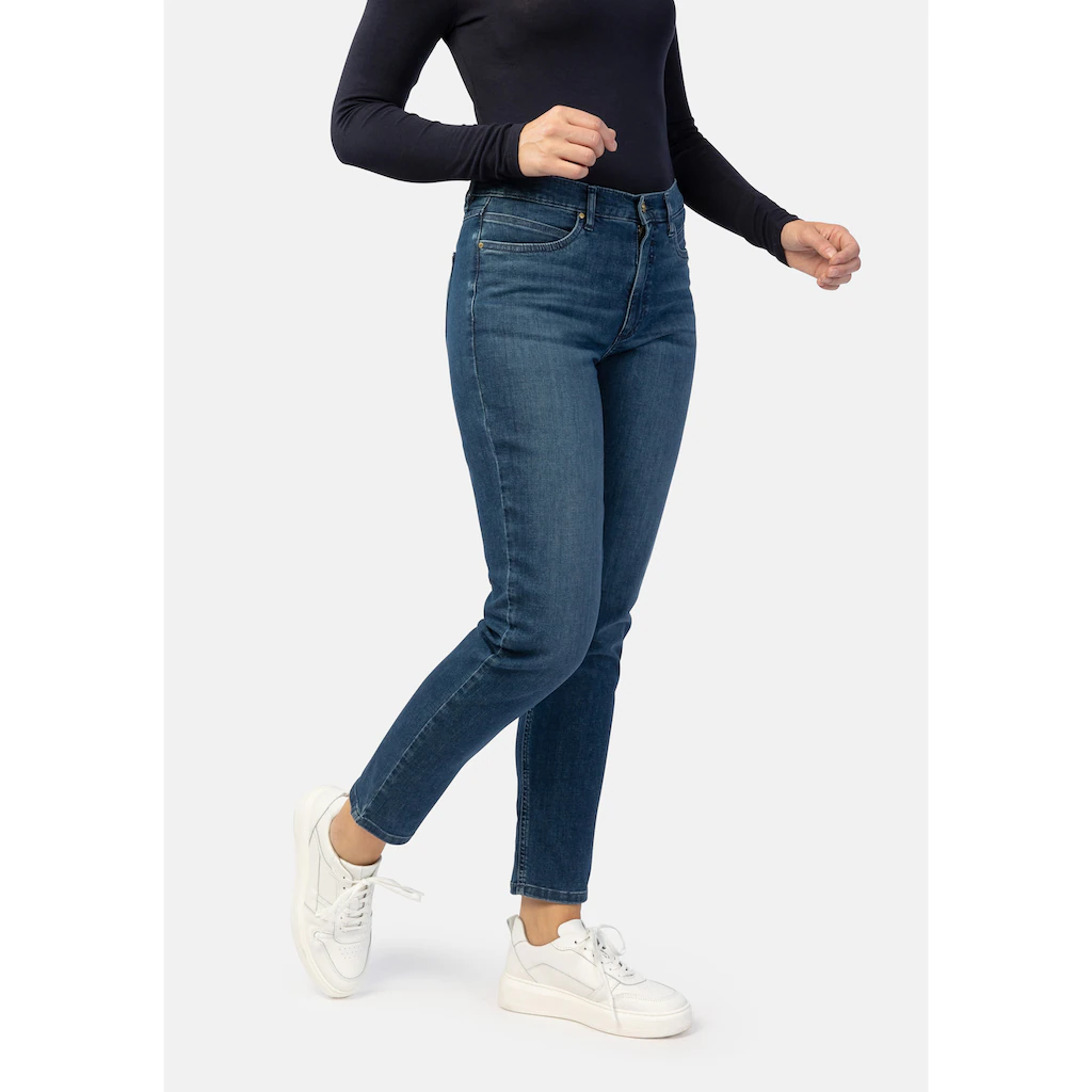 STOOKER WOMEN 5-Pocket-Jeans »Nizza Flexxi Move Tapered Fit« Tapered Fit Casual Clean Wash Denim Jeans für Damen
