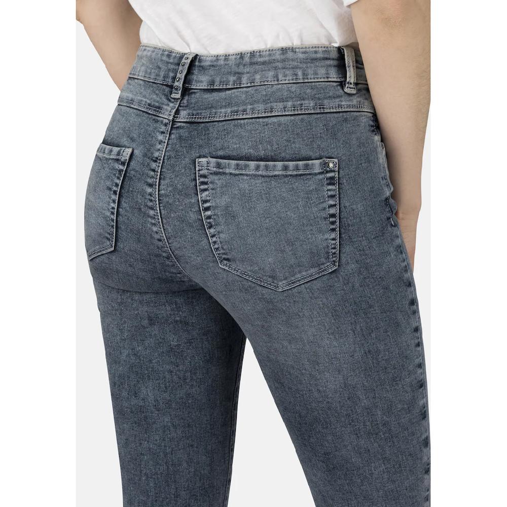 STOOKER WOMEN 5-Pocket-Jeans »Rio Bluegrey Skinny Fit« Skinny Fit Casual Clean Wash Denim Jeans Für Damen