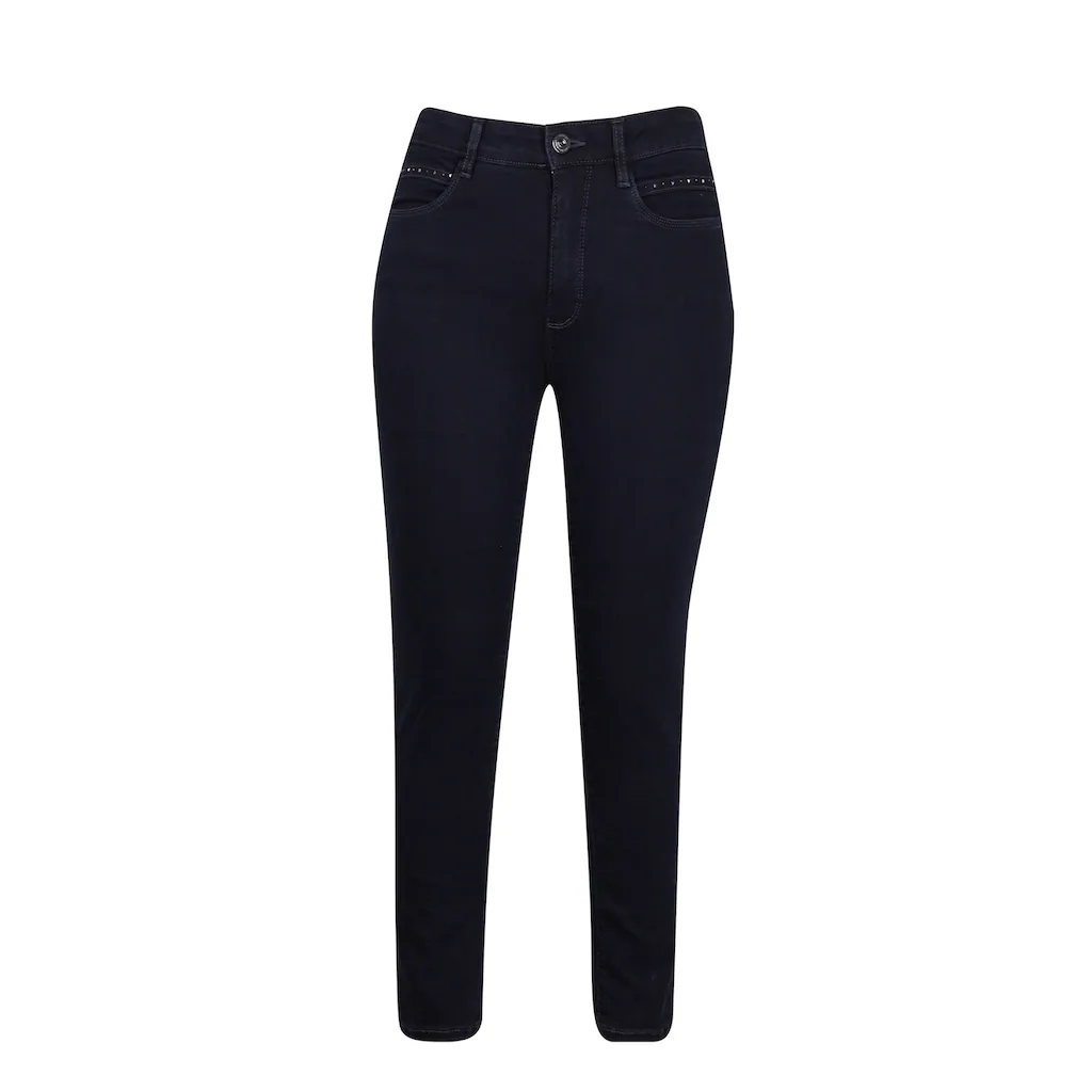 STOOKER WOMEN 5-Pocket-Jeans »Rio Denim Studs Skinny Fit« Skinny Fit Casual Clean Wash Denim Jeans Magic Shape Effekt Für Damen