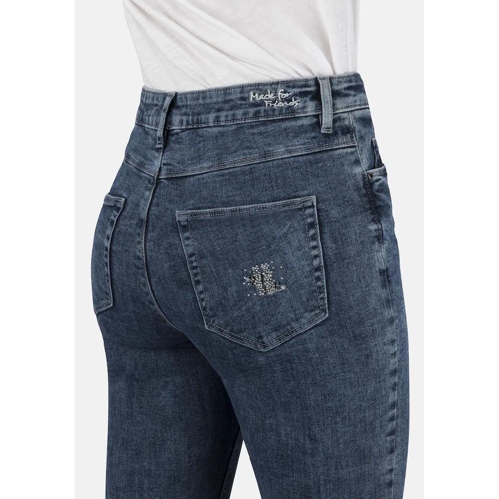 STOOKER WOMEN 5-Pocket-Jeans »Zermatt Fashion Straight Fit« Straight Fit Casual Acid Wash Denim Jeans Für Damen