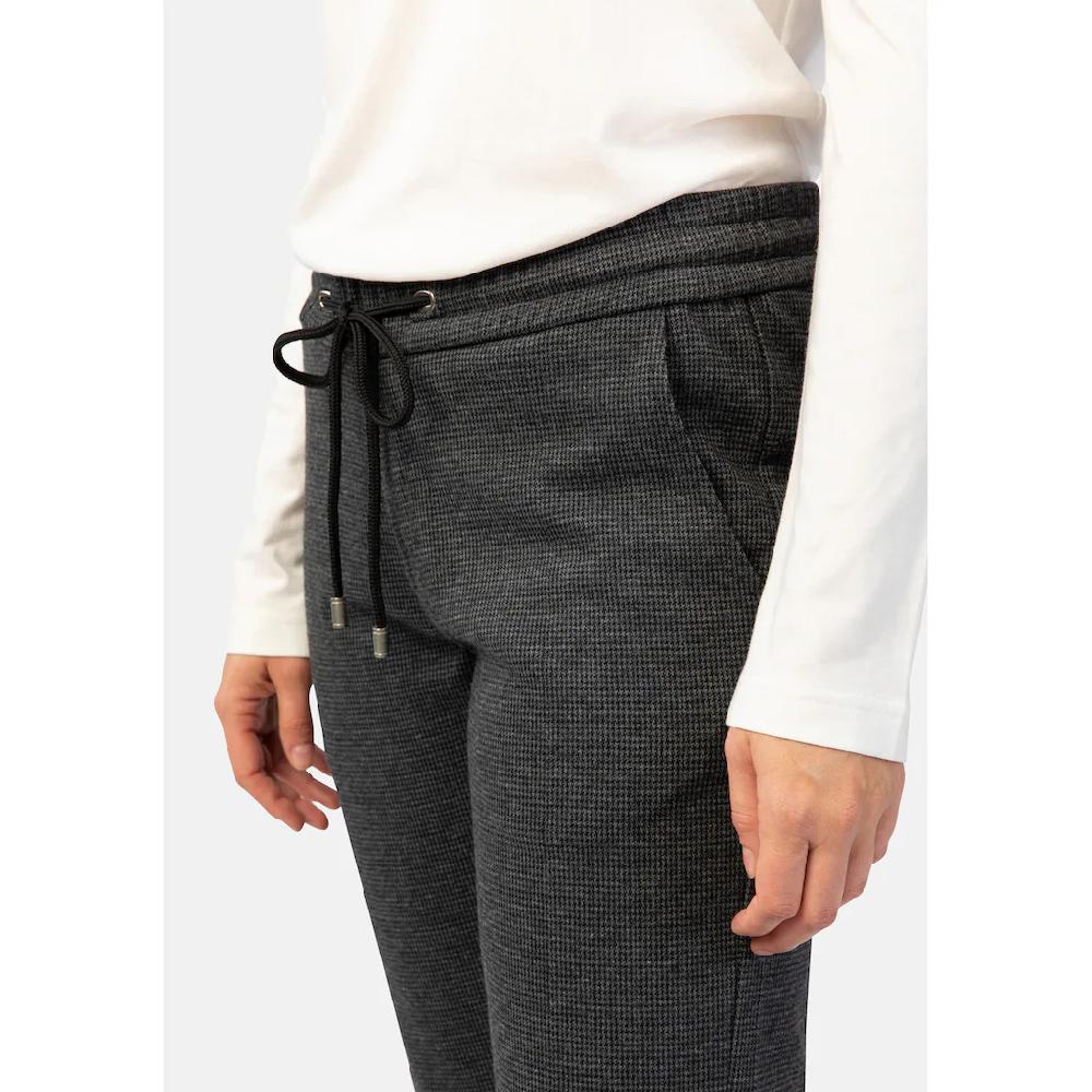 STOOKER WOMEN Jogg Pants »Easy Fit Berlin Pepita« Tapered Fit Casual Stretch Mit Gummibund Für Damen