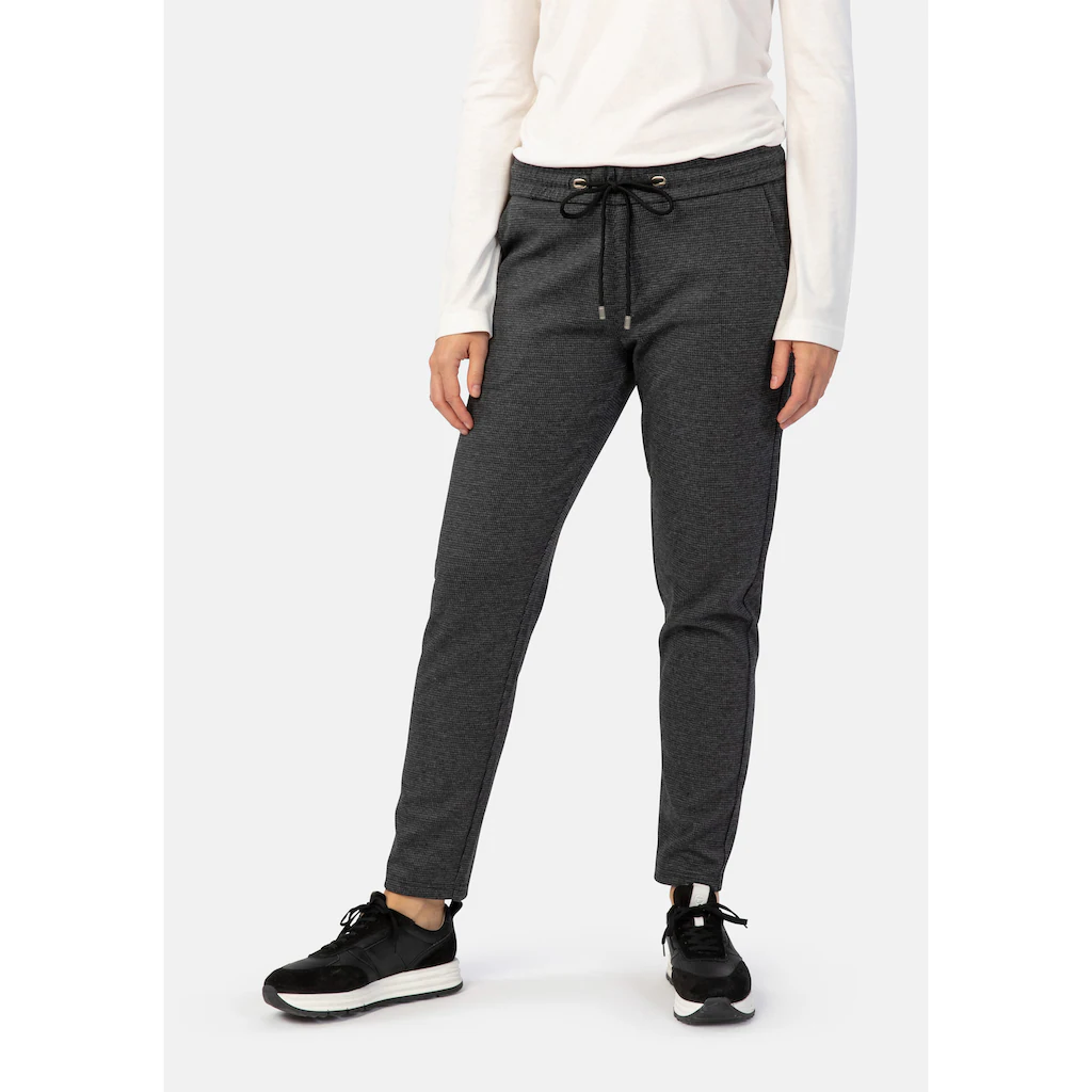 STOOKER WOMEN Jogg Pants »Easy Fit Berlin Pepita« Tapered Fit Casual Stretch Mit Gummibund für Damen