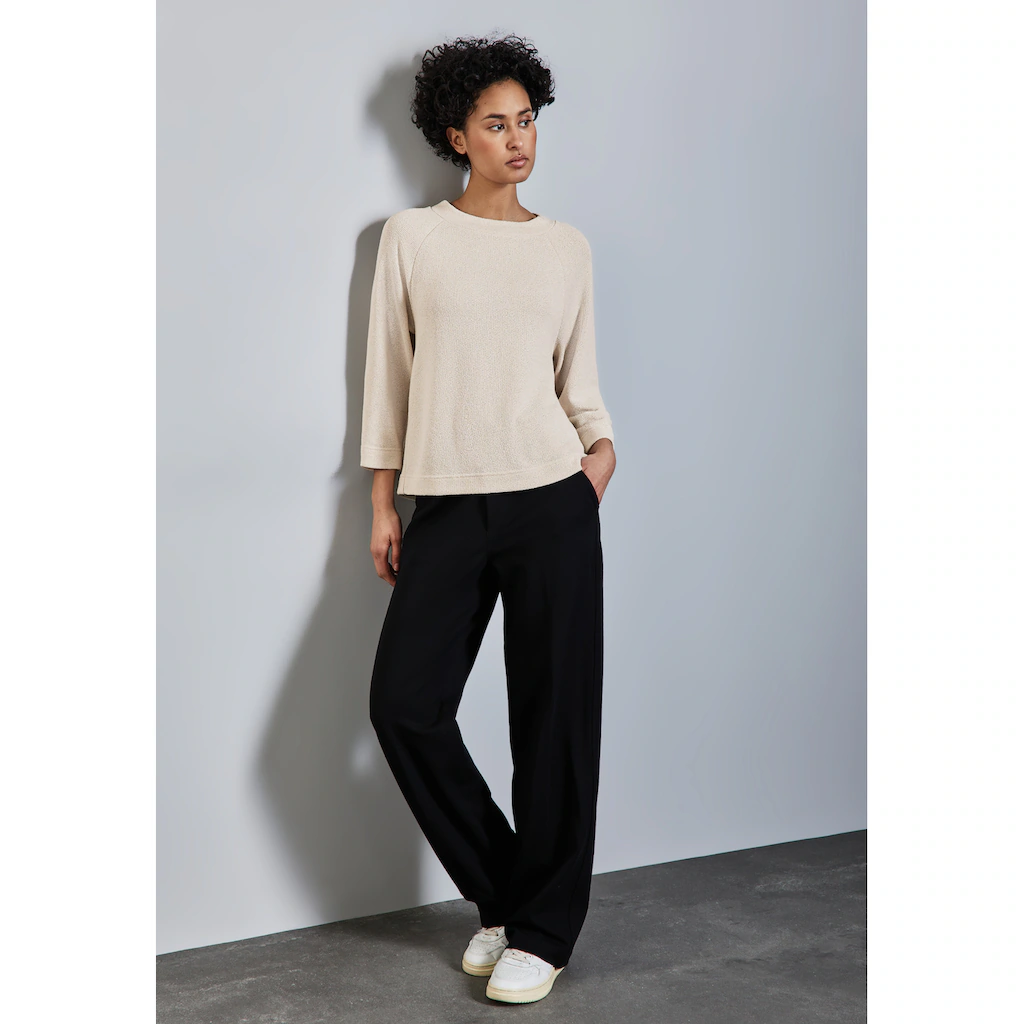 STREET ONE 3/4 Arm-Pullover Mit U-Boot Ausschnitt