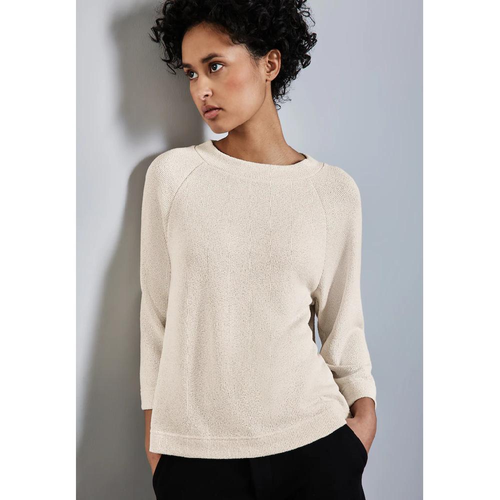 STREET ONE 3/4 Arm-Pullover Mit U-Boot Ausschnitt