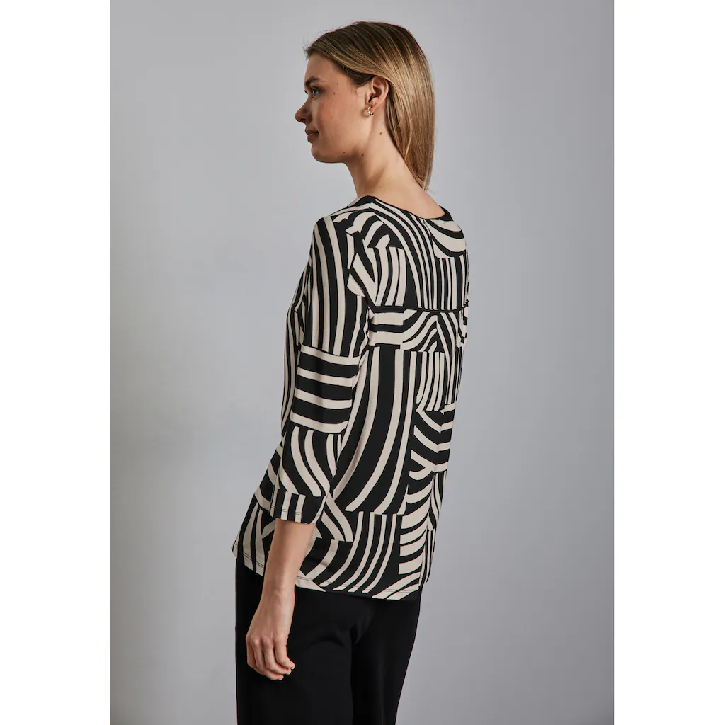 STREET ONE 3/4-Arm-Shirt Mit 3/4 Ärmeln