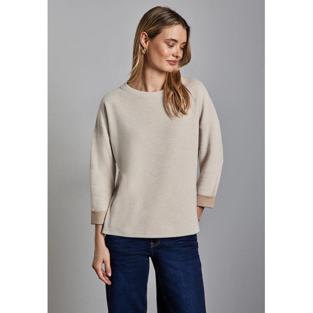 STREET ONE 3/4-Arm-Shirt mit 3/4 Ärmeln