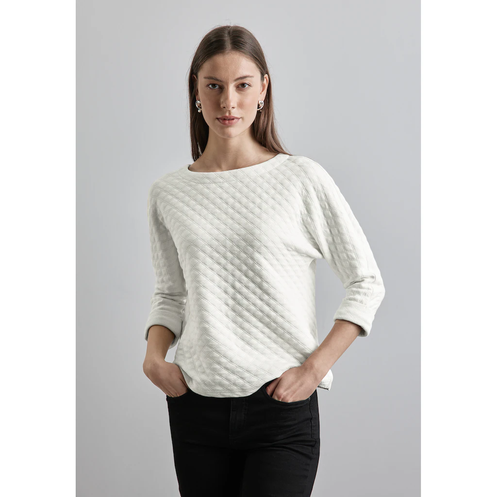 STREET ONE 3/4-Arm-Shirt mit Struktur