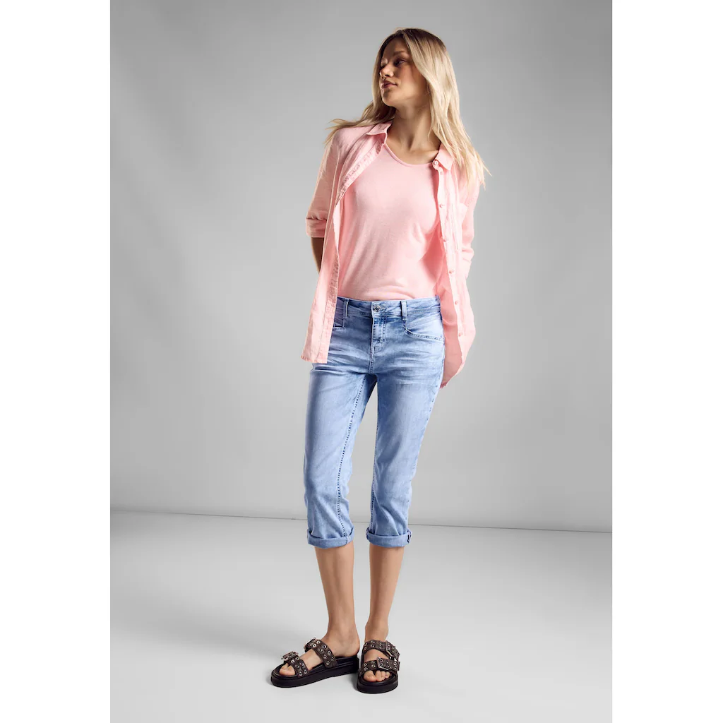 STREET ONE 3/4-Jeans »LTD QR JANE« Mit Stretch-Anteil