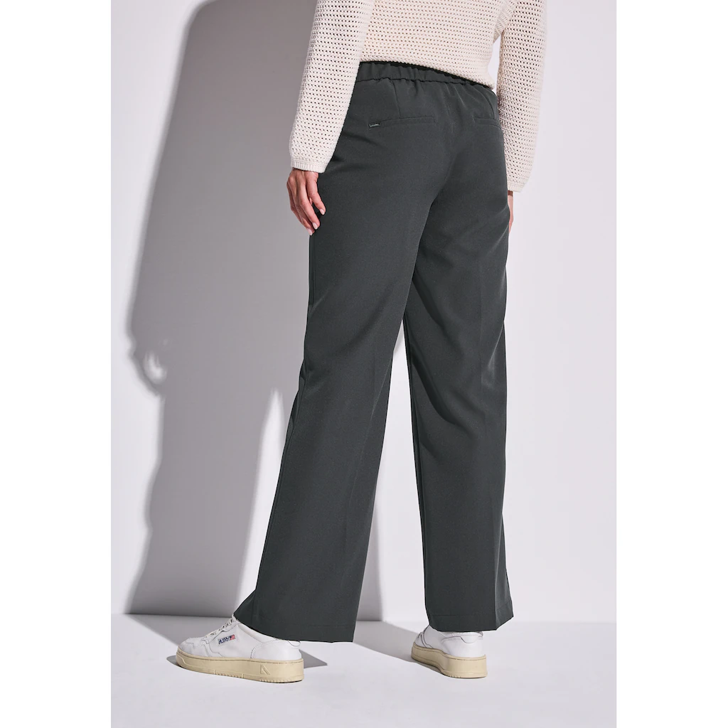 STREET ONE Anzughose Mit Elastikbund