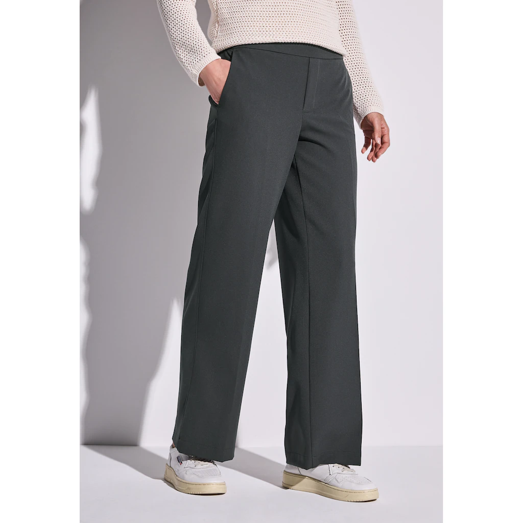 STREET ONE Anzughose mit Elastikbund