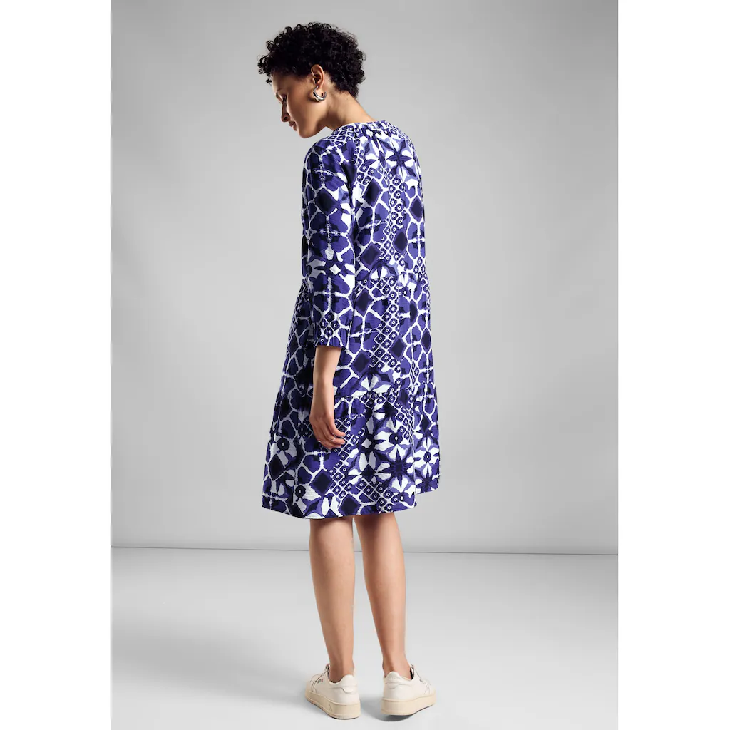 STREET ONE Blusenkleid Mit Allover Print