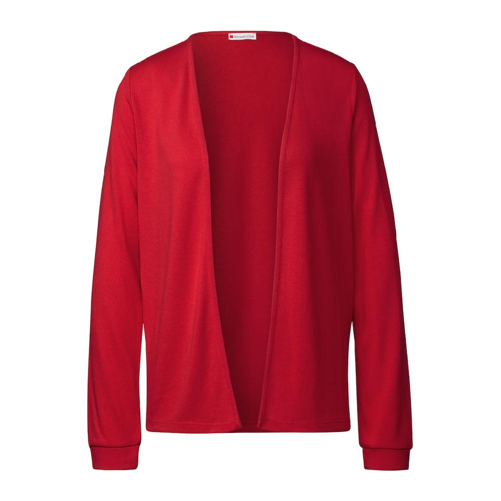 STREET ONE Cardigan Aus Softem Materialmix