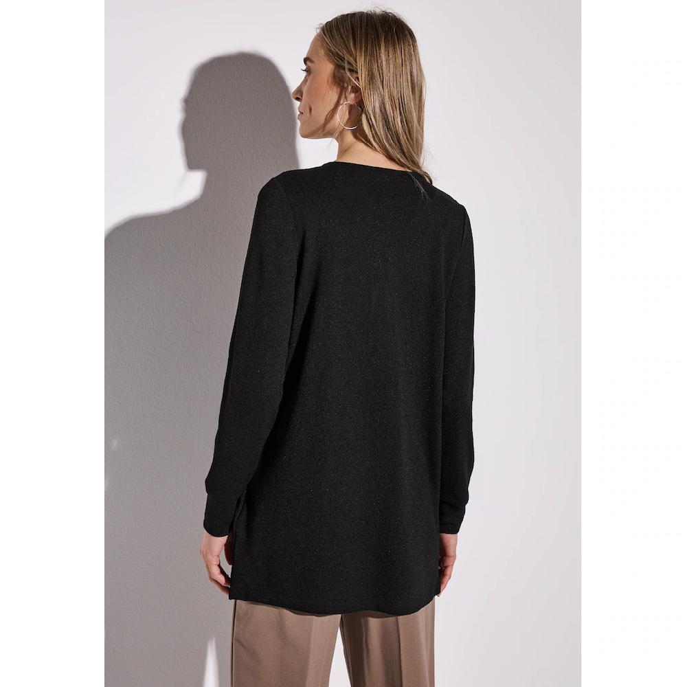 STREET ONE Cardigan Aus Softem Materialmix