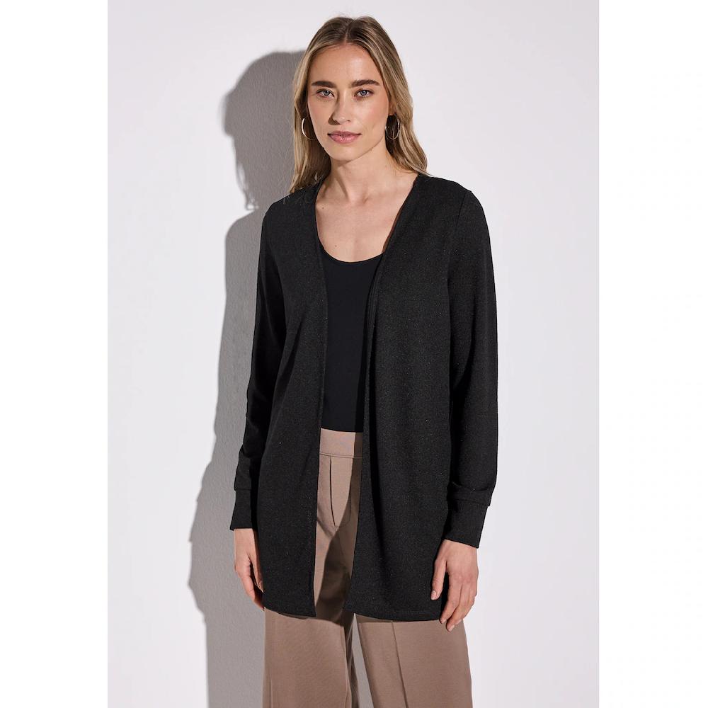 STREET ONE Cardigan Aus Softem Materialmix