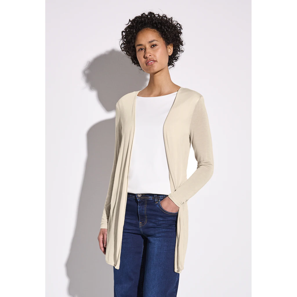 STREET ONE Cardigan aus softem Materialmix