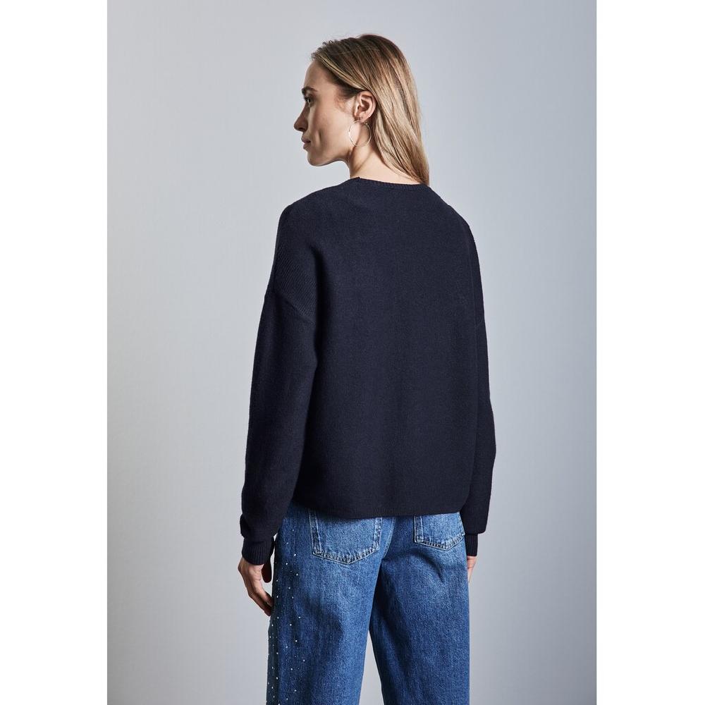 STREET ONE Cardigan Im Angenehmen Materialmix