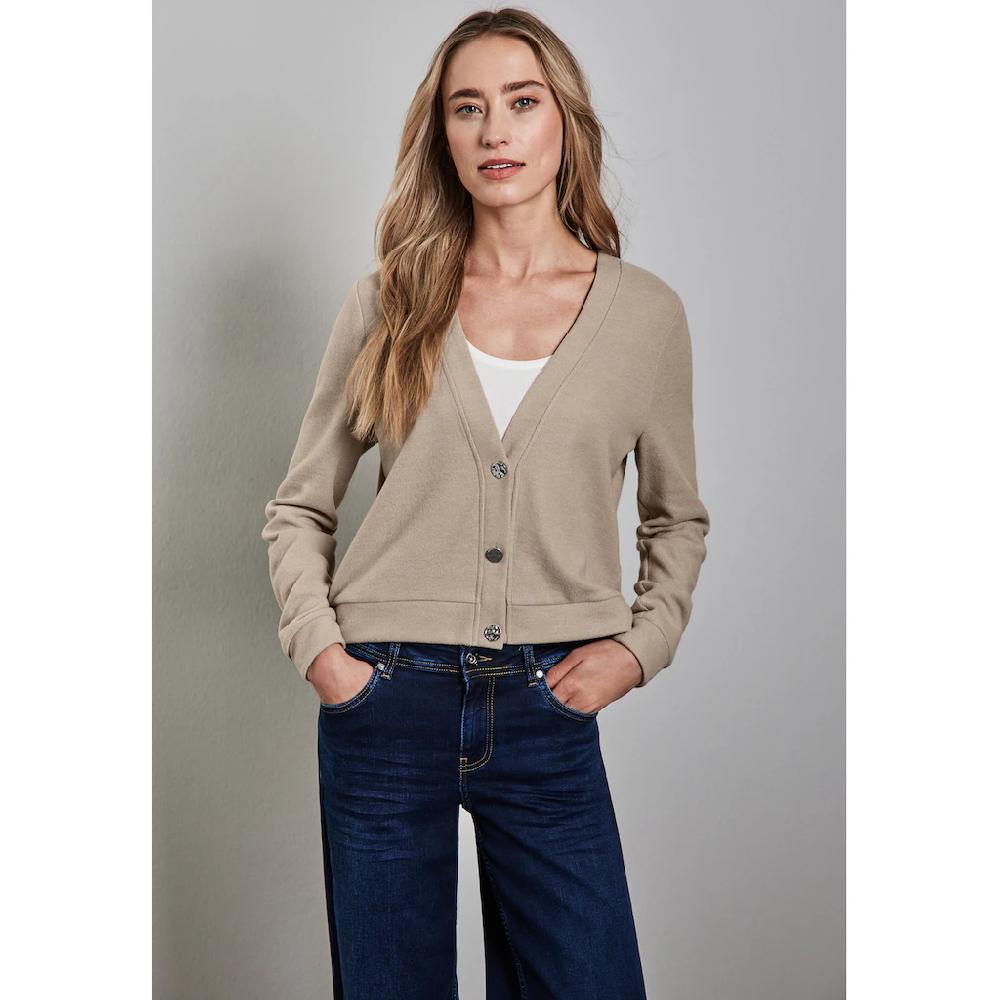 STREET ONE Cardigan mit V-Ausschnitt