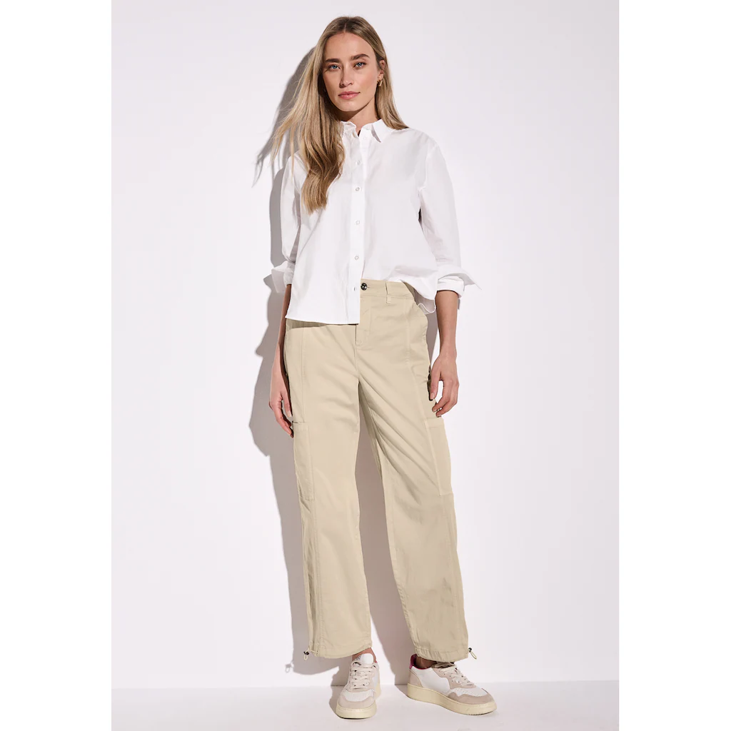STREET ONE Cargohose High Waist