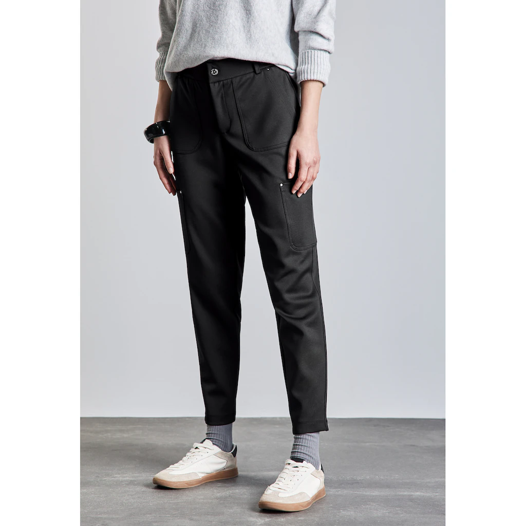 STREET ONE Cargohose Mit Stretchanteil