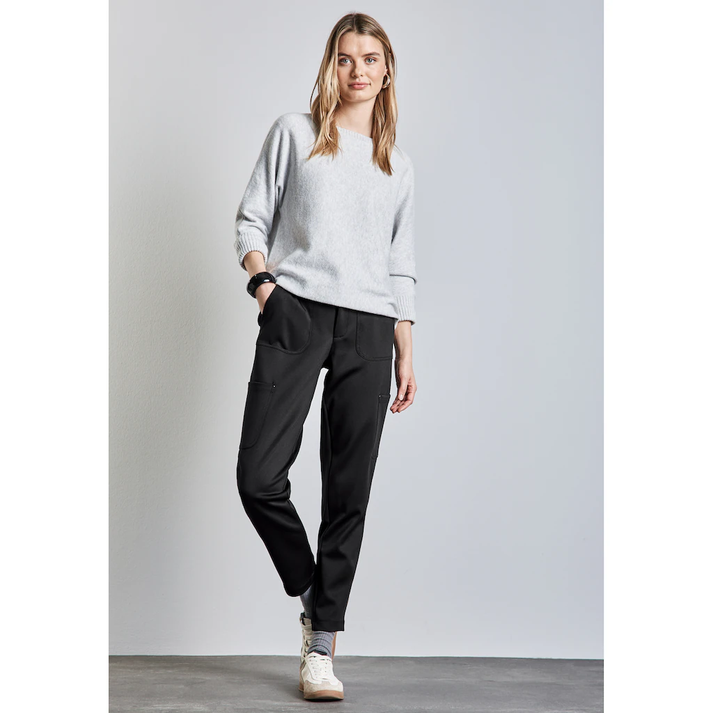 STREET ONE Cargohose Mit Stretchanteil