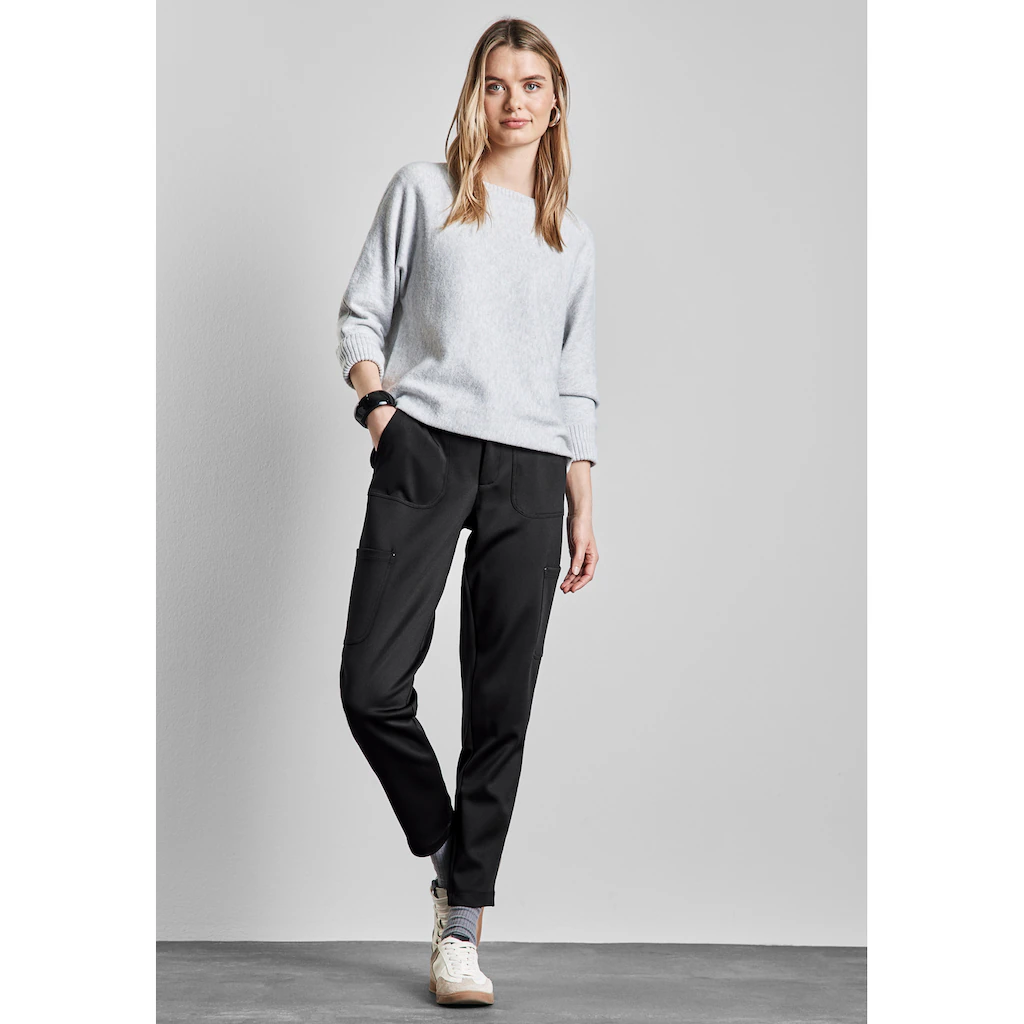 STREET ONE Cargohose Mit Stretchanteil