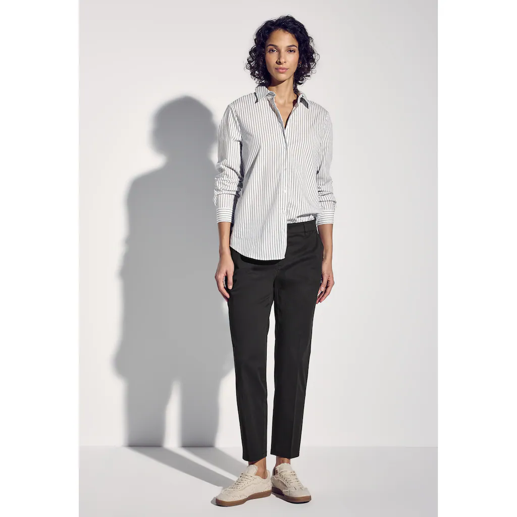 STREET ONE Chinohose Mit Elastikbund