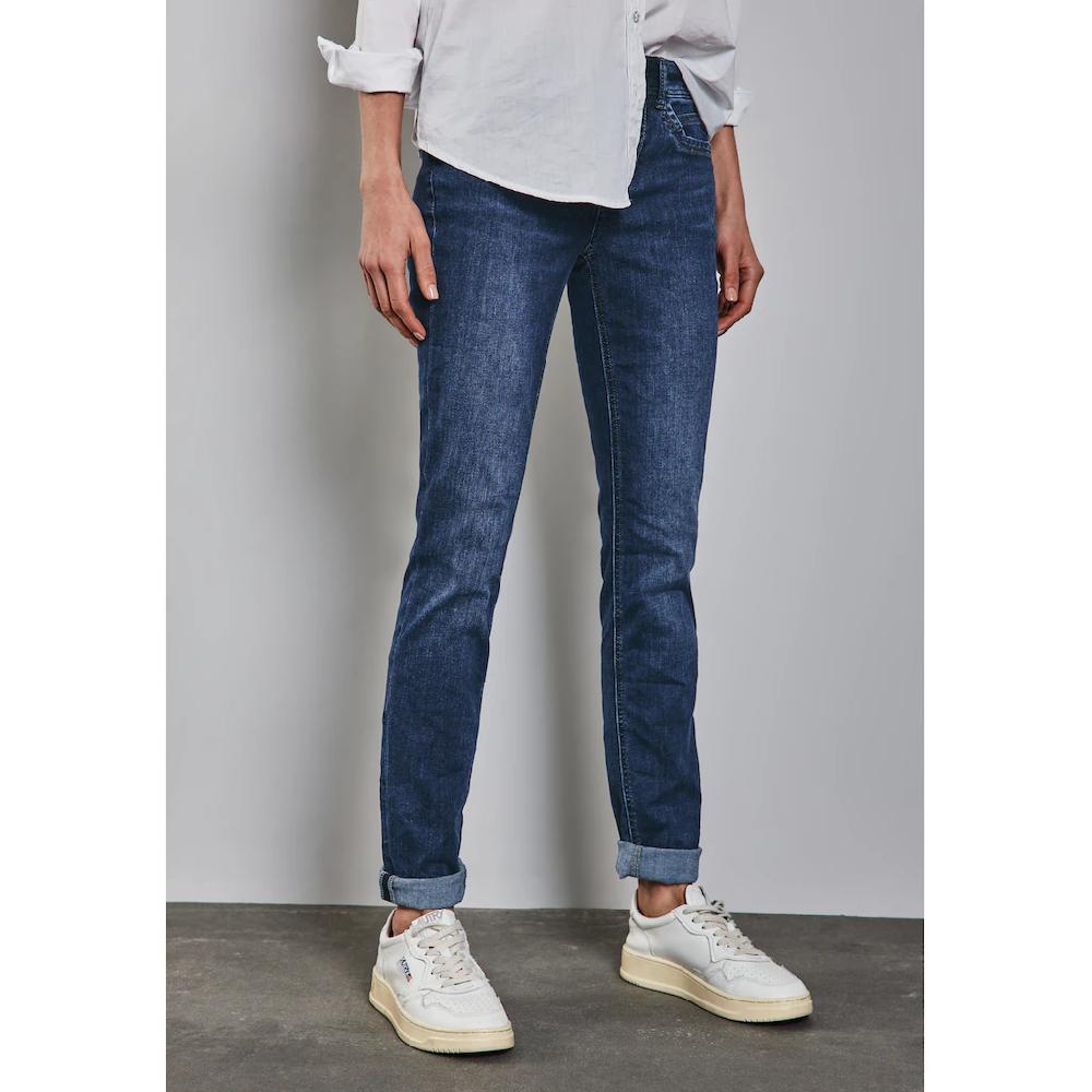 STREET ONE Comfort-fit-Jeans Middle Waist