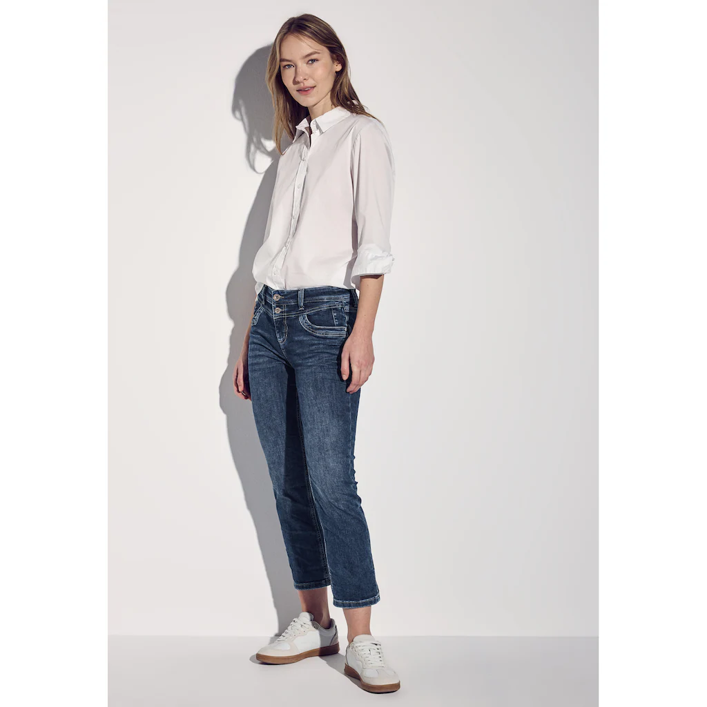 STREET ONE Comfort-fit-Jeans Softer Materialmix