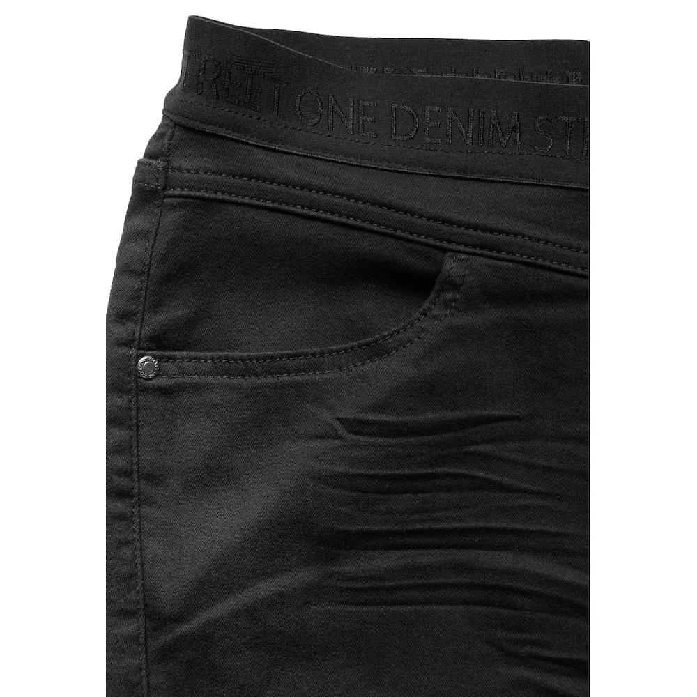 STREET ONE Gerade Jeans Im Elastischen Materialmix