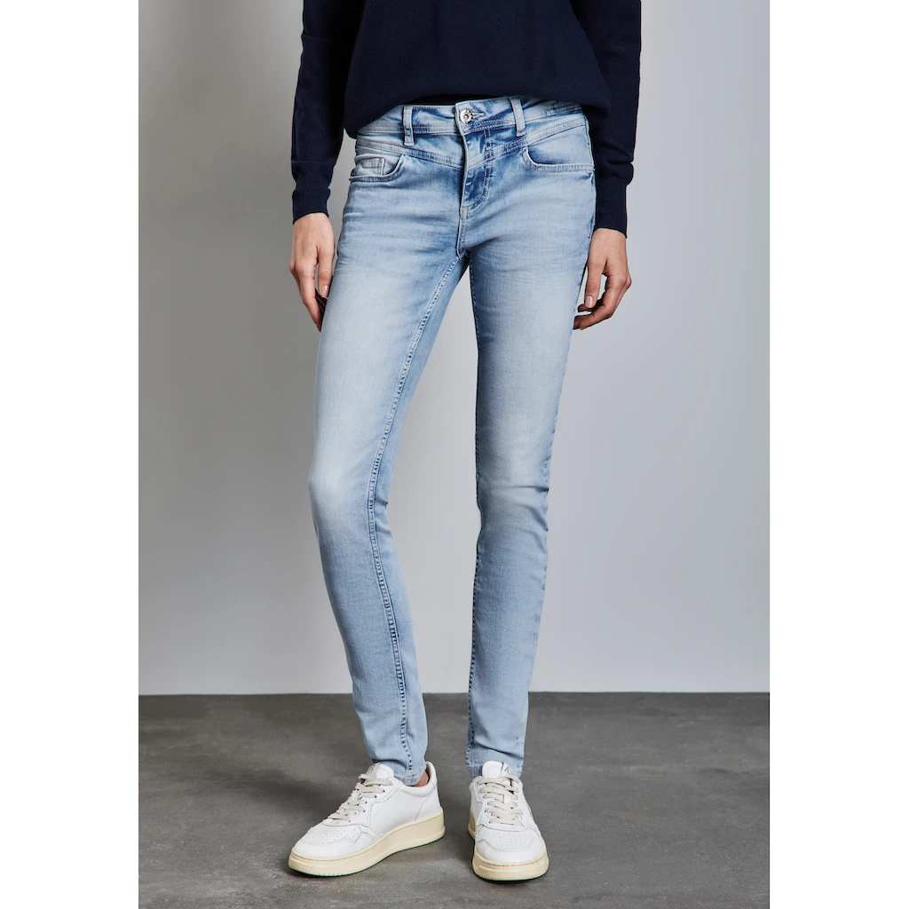 STREET ONE Gerade Jeans Middle Waist