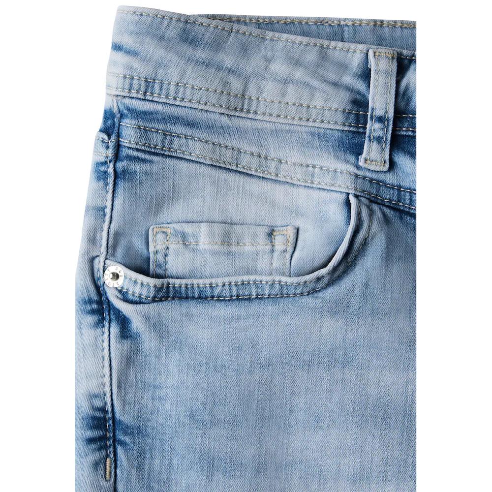STREET ONE Gerade Jeans Middle Waist