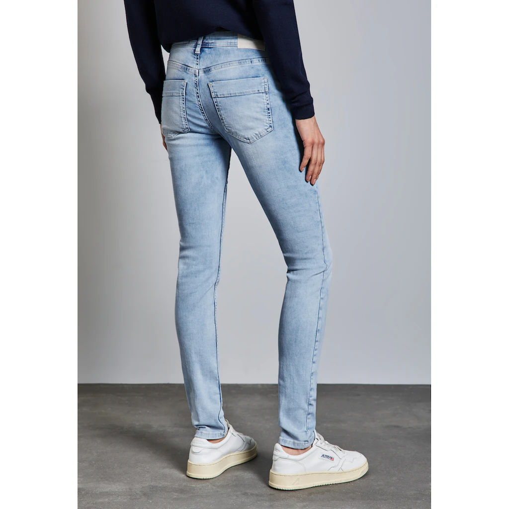 STREET ONE Gerade Jeans Middle Waist