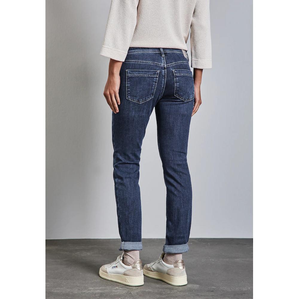 STREET ONE Gerade Jeans Middle Waist