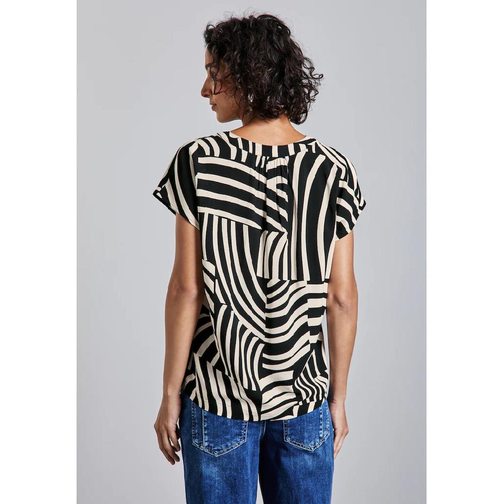 STREET ONE Hemdbluse Aus Softer Viskose