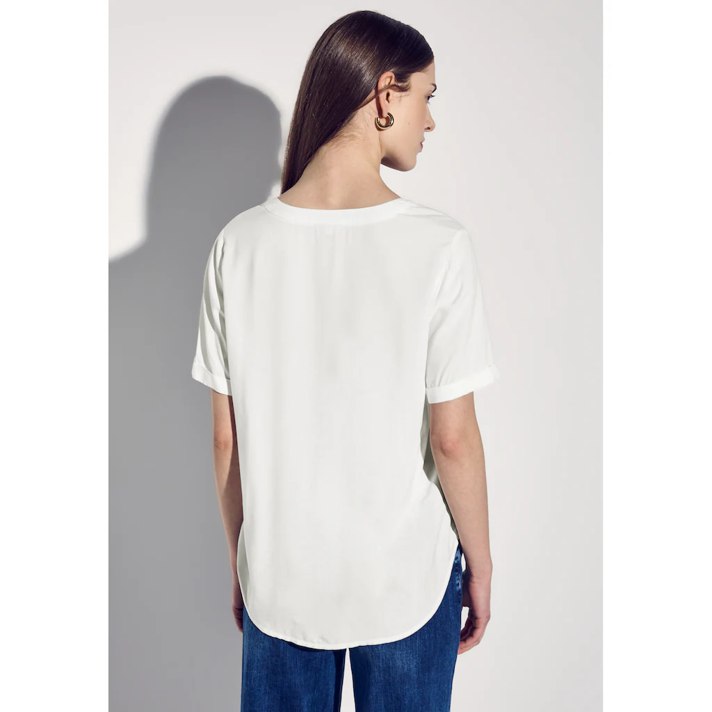 STREET ONE Hemdbluse Aus Softer Viskose