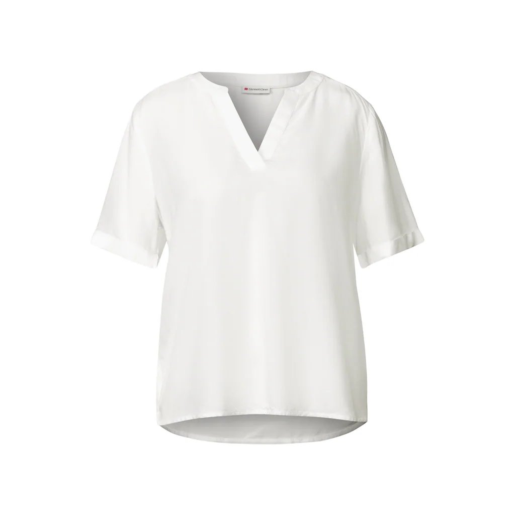 STREET ONE Hemdbluse Aus Softer Viskose