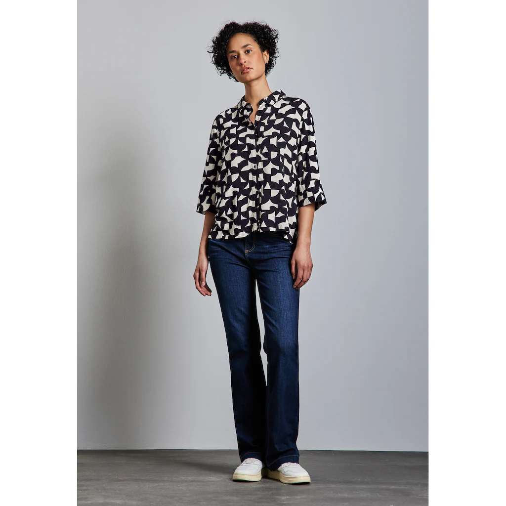 STREET ONE Hemdbluse Aus Softer Viskose