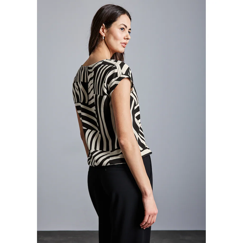 STREET ONE Hemdbluse Aus Softer Viskose